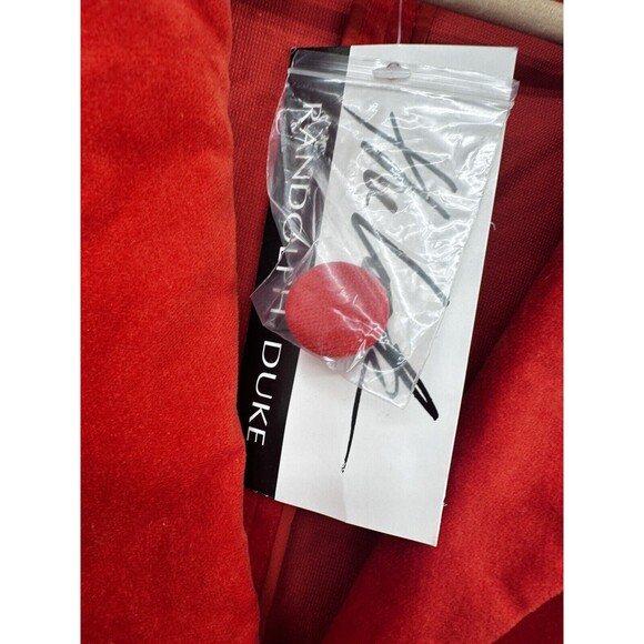 Vintage 90s Beaded Sequence Red Blazer Jacket The Look Randolph Duke Size14NWt - Picture 5 of 10